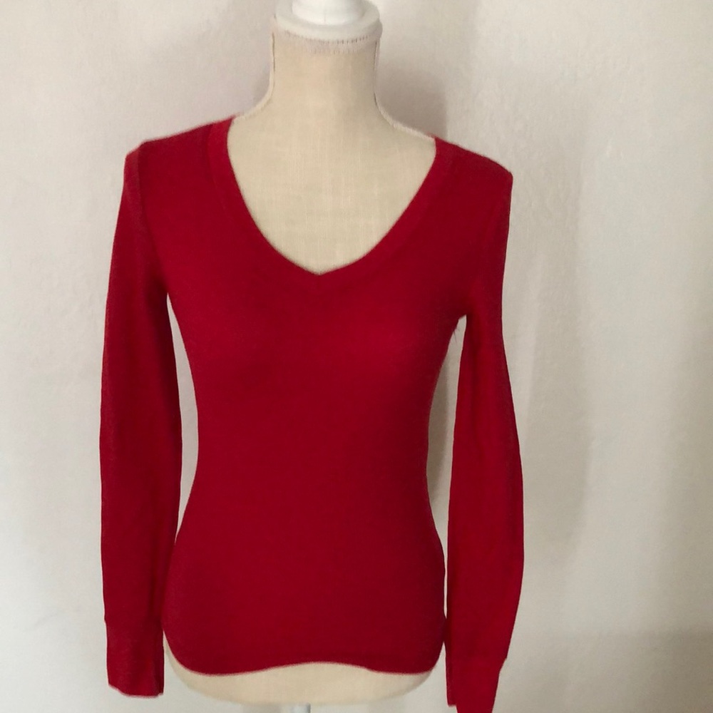 Red long sleeve shirt